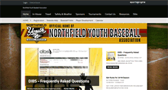 Desktop Screenshot of northfieldyouthbaseball.com